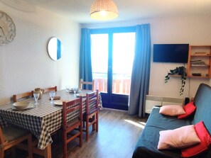 Dining - Family apartment at the foot of the slopes, 2 rooms, Prapoutel (Les Adrets-Prapoutel)