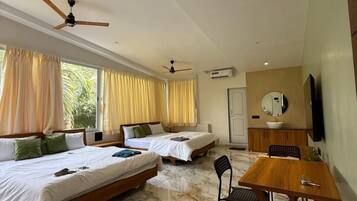 Deluxe Double Room, Garden View | Desk, free WiFi