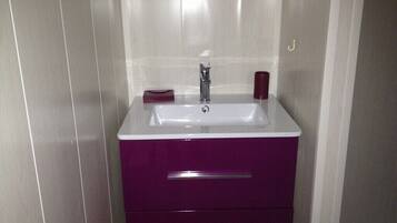 Douche, sĂšche-cheveux, papier toilette