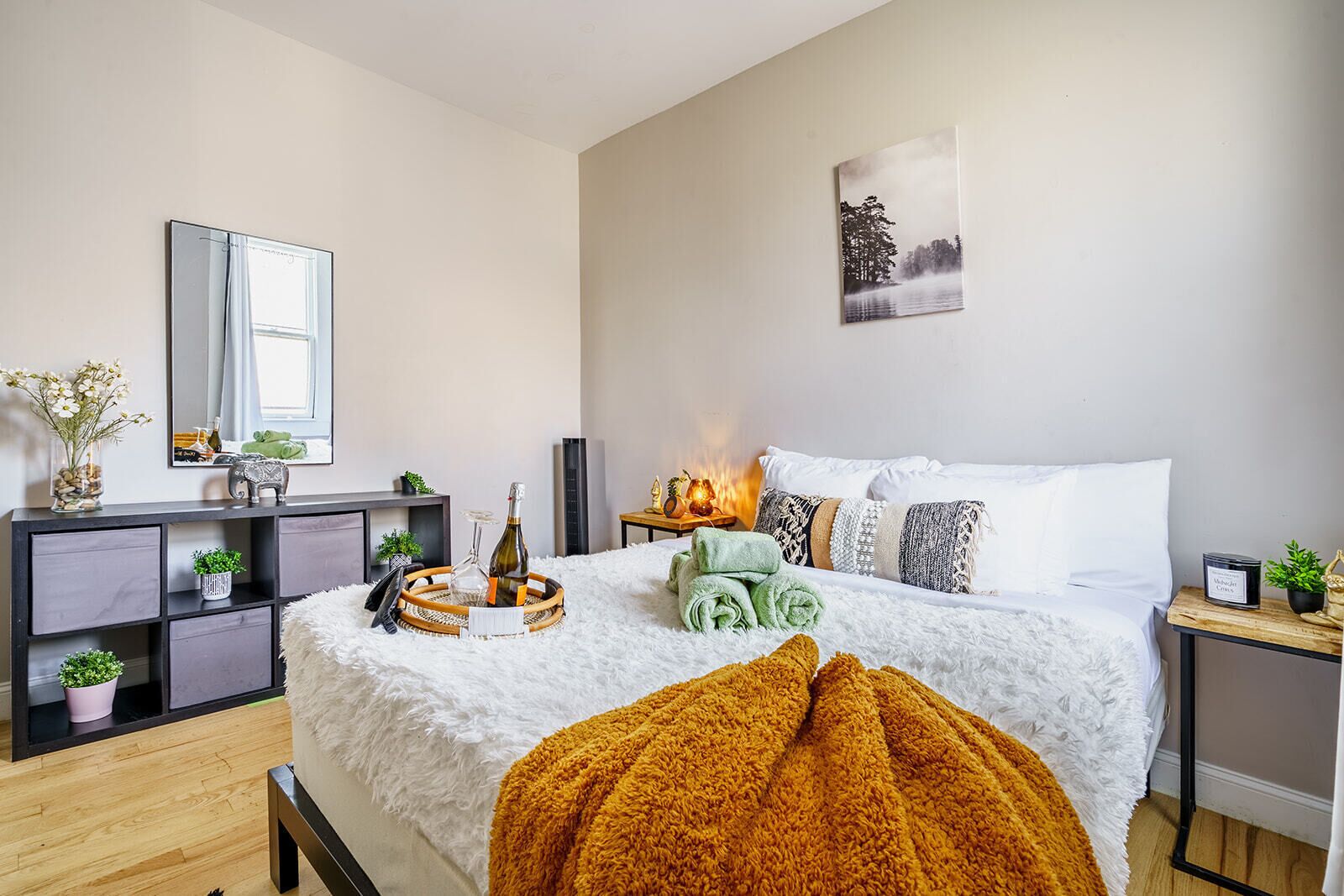 Jungle Aura | Egyptian cotton sheets, premium bedding, memory-foam beds, free minibar