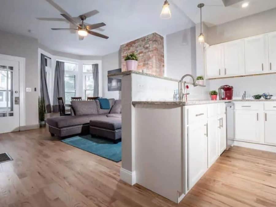 Jungle Aura | Private kitchen | Full-size fridge, microwave, oven, stovetop