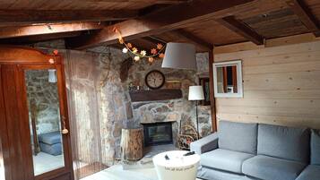 Villa, Patio, Garden View | Living area | 32-inch flat-screen TV with digital channels