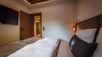 2 Schlafzimmer, Zimmersafe, Reisekinderbett, kostenloses WLAN