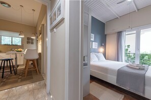 2 室のベッドルーム、アイロン / アイロン台、WiFi、ベッドシーツ