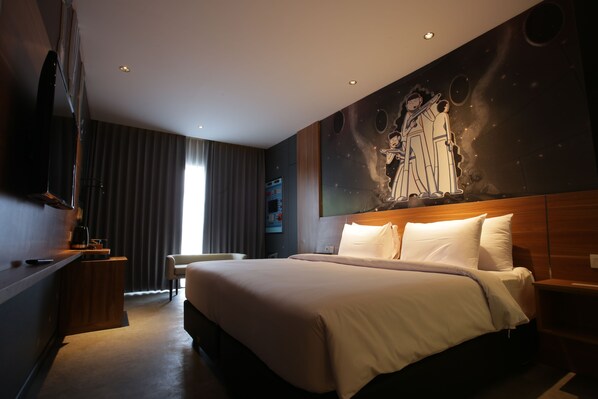 Deluxe Double Room | In-room safe, blackout curtains, iron/ironing board, free WiFi