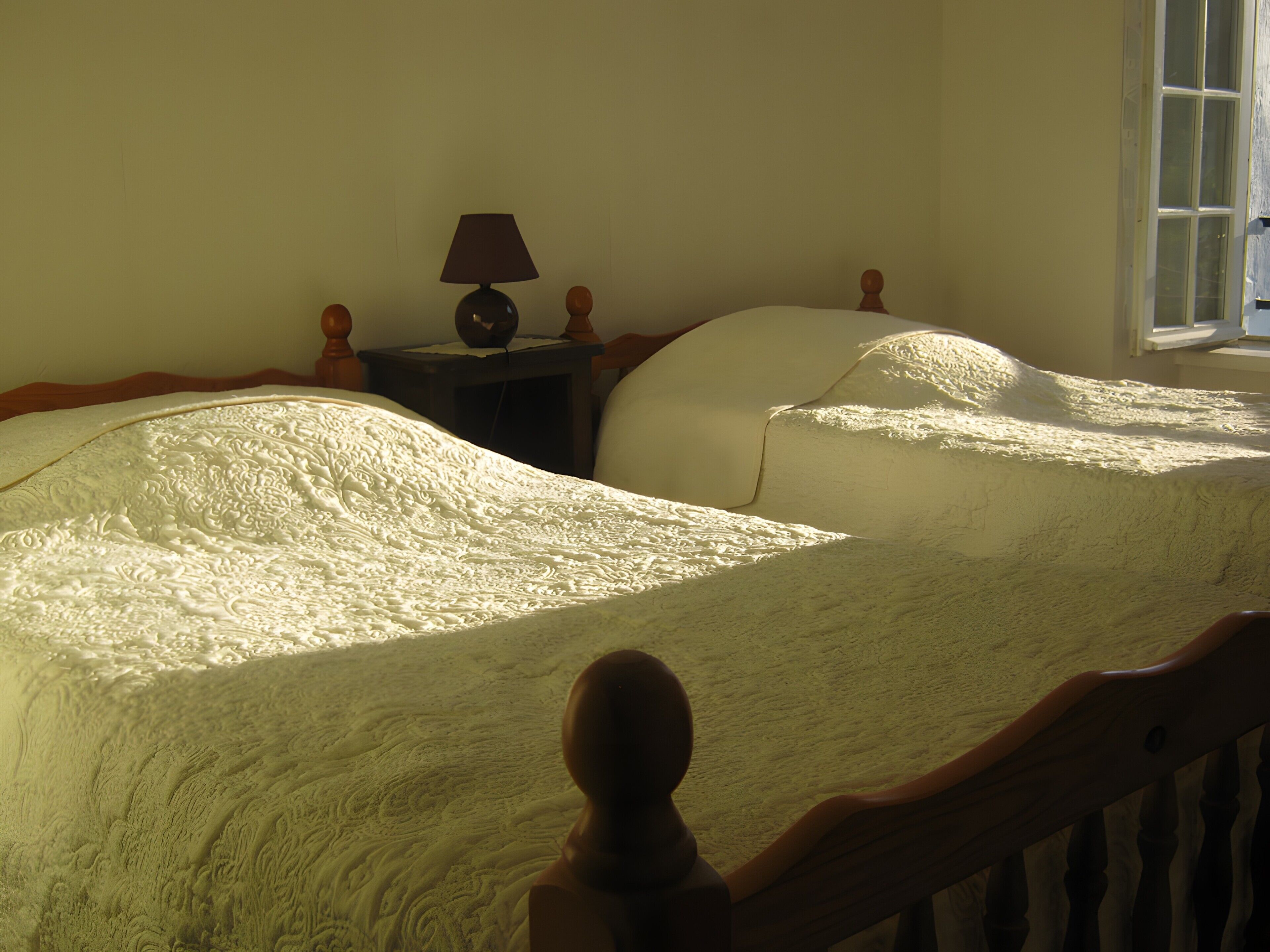 2 chambres, draps fournis