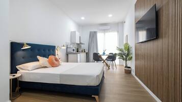 Stúdíóíbúð | Straujárn/strauborð, ókeypis þráðlaus nettenging