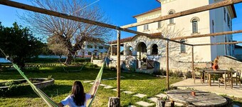 Vacation home and century-old train station in the Natural Park.