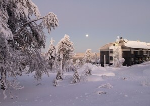 Façana frontal de l'allotjament