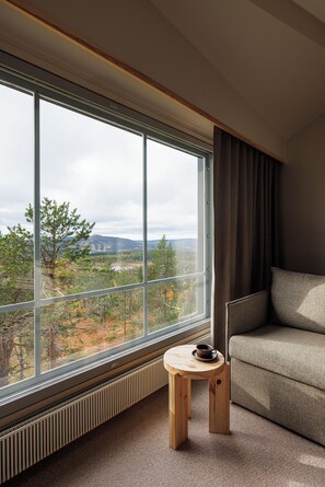 Skrivbord, arbetsyta för laptop, gratis wi-fi och rullstolsanpassning