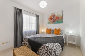 3 bedrooms, in-room safe, iron/ironing board, free WiFi