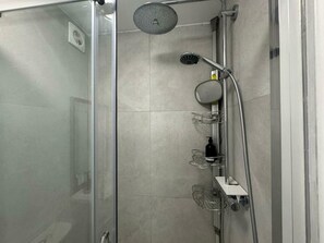 Shower, hair dryer