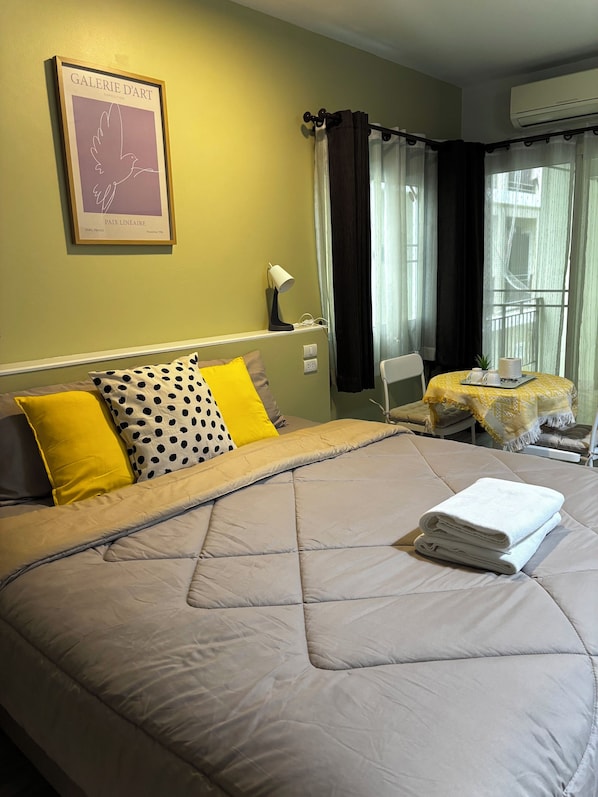 1 habitación, wifi y ropa de cama