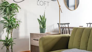 Exclusive Loft, Non Smoking | Living area | 32-inch Smart TV with digital channels, Netflix, Hulu