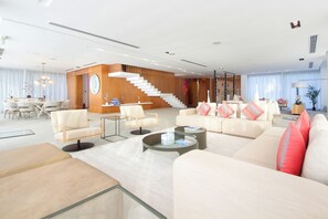 Villa, Sea View | Living room