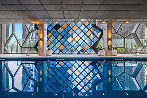 Indoor pool, a heated pool