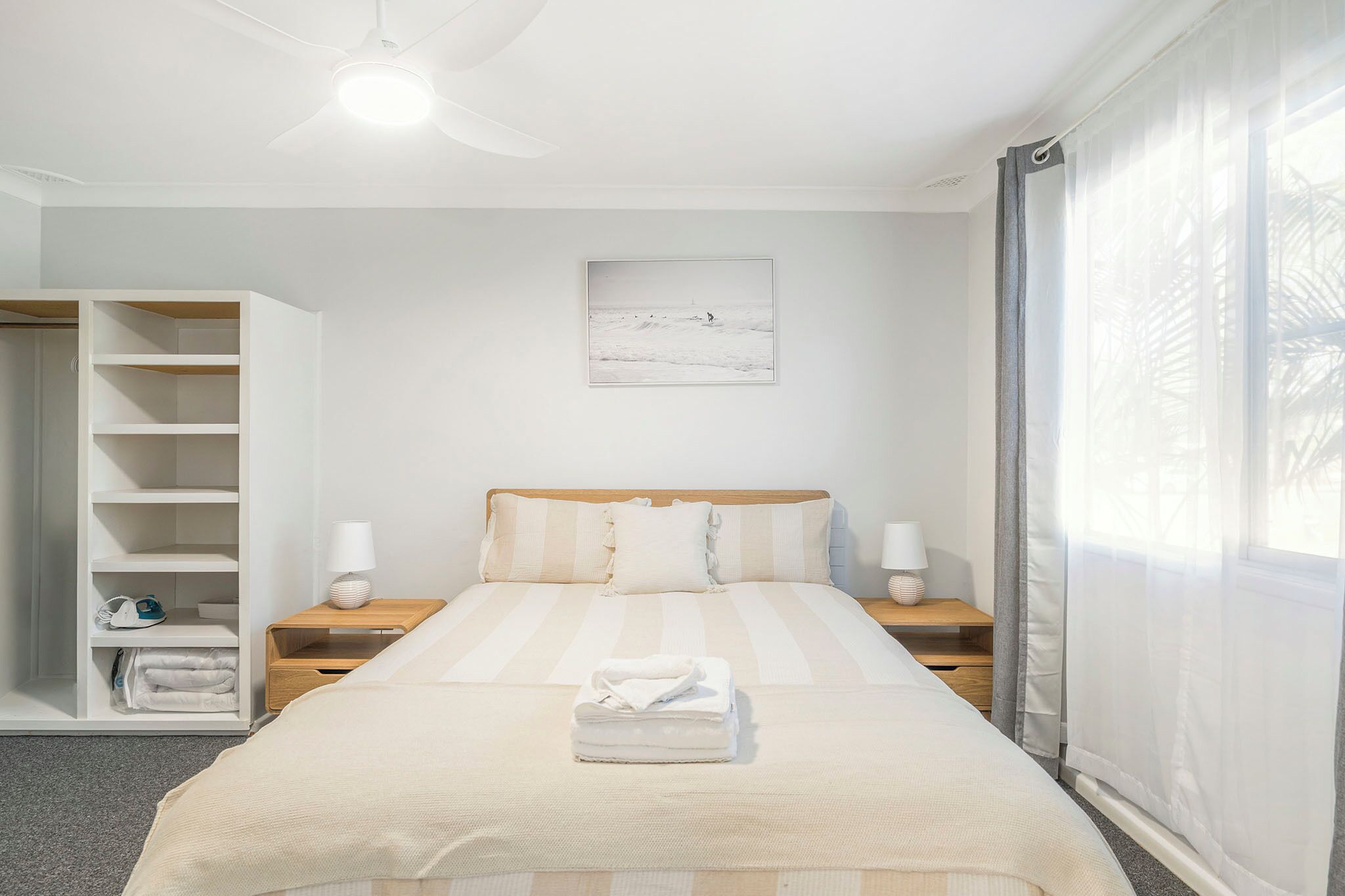 1 bedroom, bed sheets