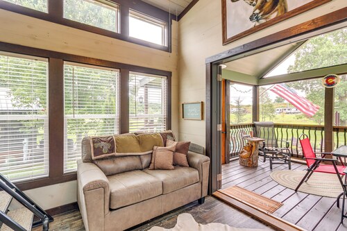 1 Mi to Tank Town Usa: Tiny Home w/ Pool Access!