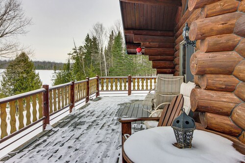 Lakefront Retreat w/ Dock & Yard in Remer!