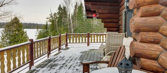 Lakefront Retreat w/ Dock & Yard in Remer!