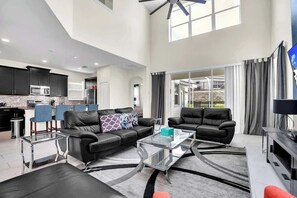 TV, books, offices