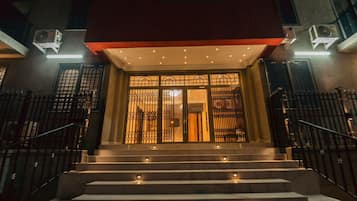 Front of property – evening/night