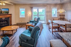 TV connectée, cheminée