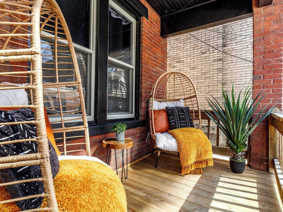 Casa design, 2 quartos, no piso térreo | Terraço/pátio