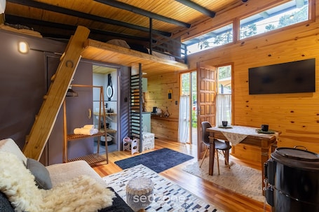 Basic Cabin | Living area | TV