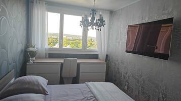 1 chambre, fer et planche Ă  repasser, accĂšs Internet, draps fournis