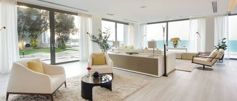 Villa, vista mare | Soggiorno