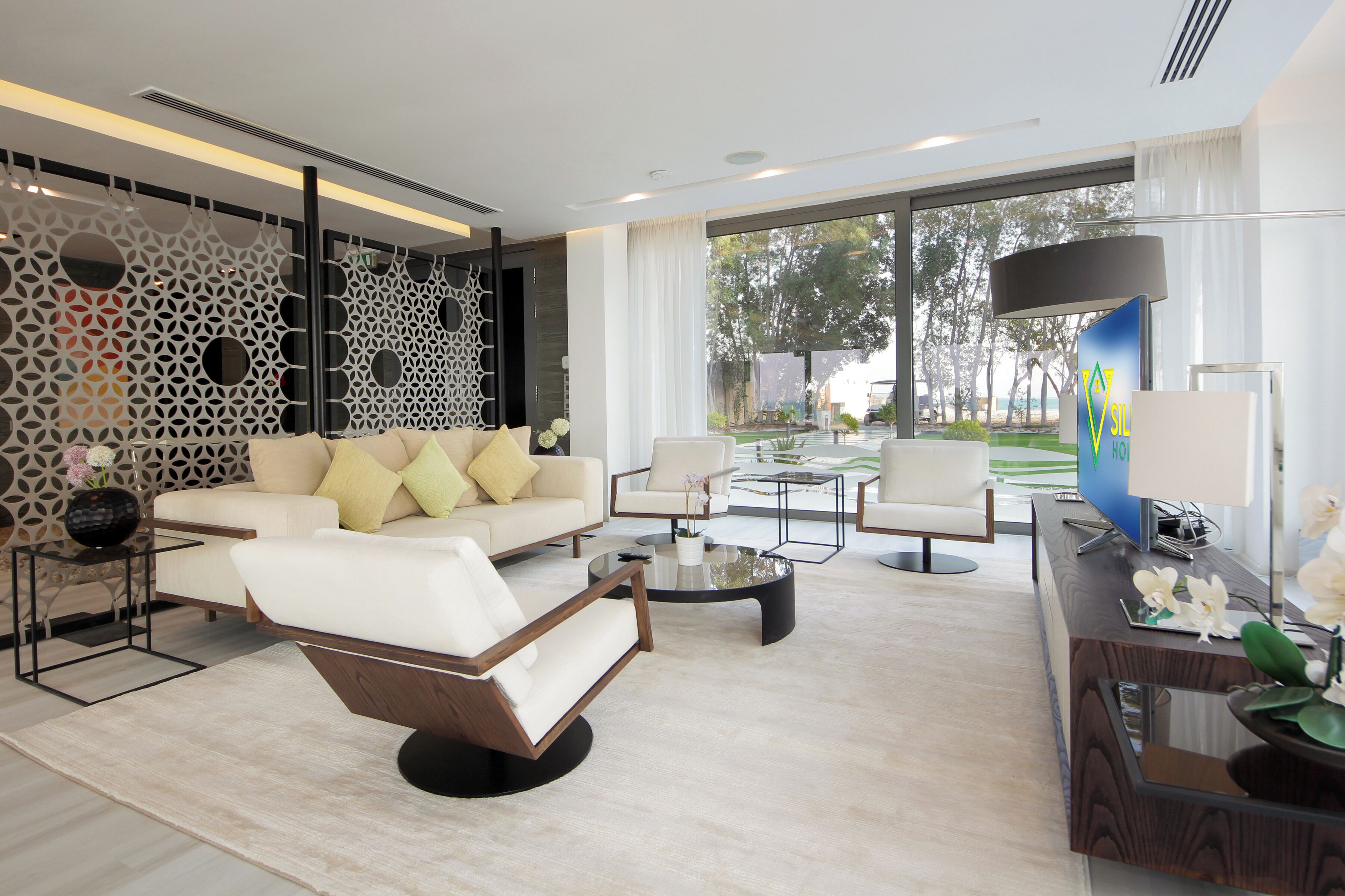 Villa, Meerblick | Wohnbereich