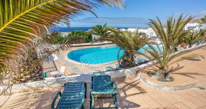 Holiday Apartment 'Sonneninsel Fuerteventura' with Sea View, Shared Pool & Wi-Fi
