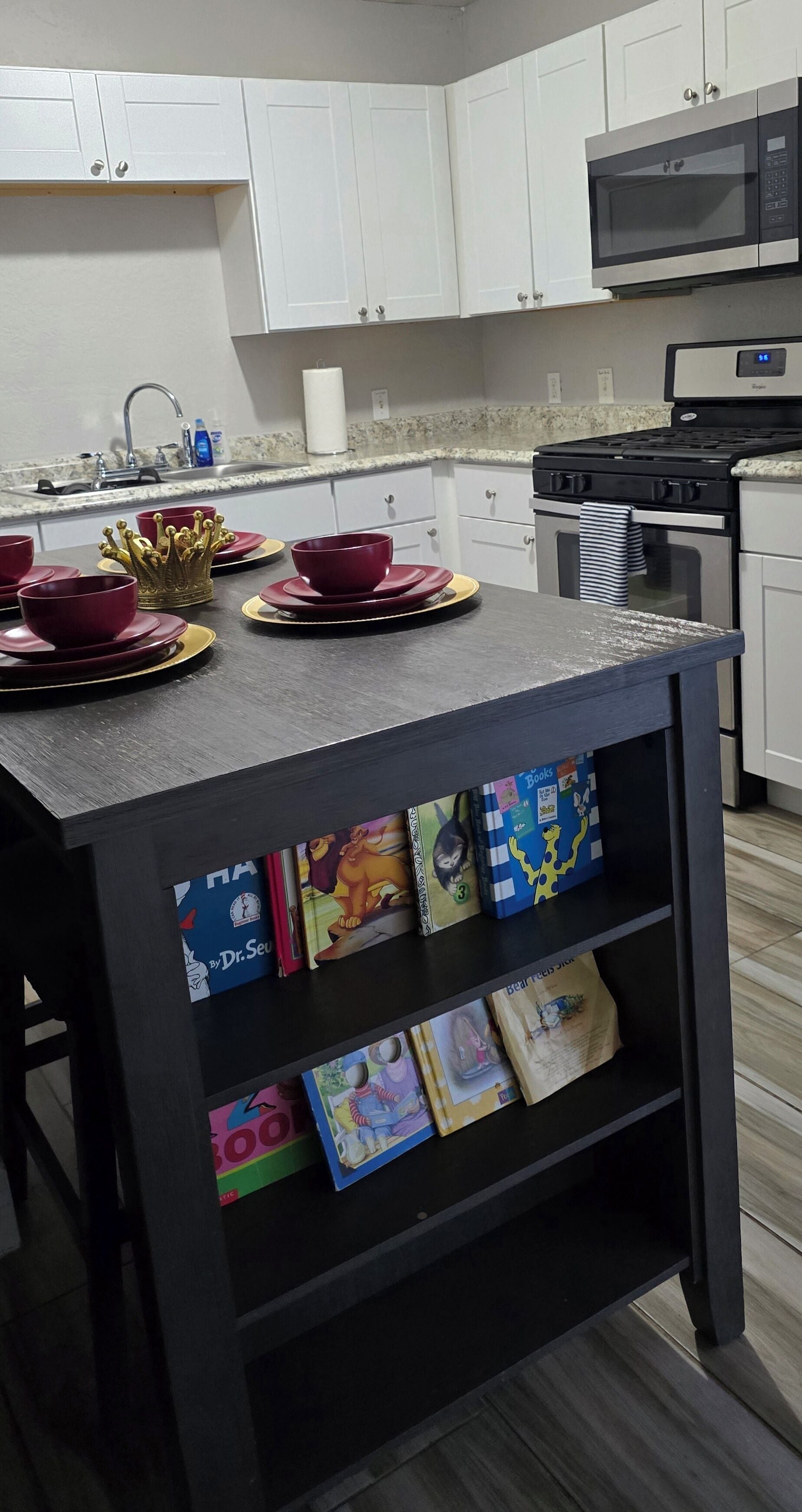 Microondas, horno y parrilla de estufa 