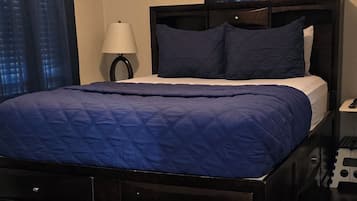 2 slaapkamers, een strijkplank/strijkijzer, gratis wifi, beddengoed