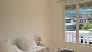 3 slaapkamers, een strijkplank/strijkijzer, wifi, beddengoed