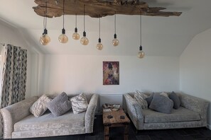 TV connectée, cheminée