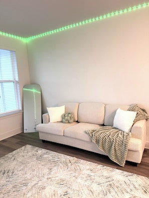 TV connectée, cheminée