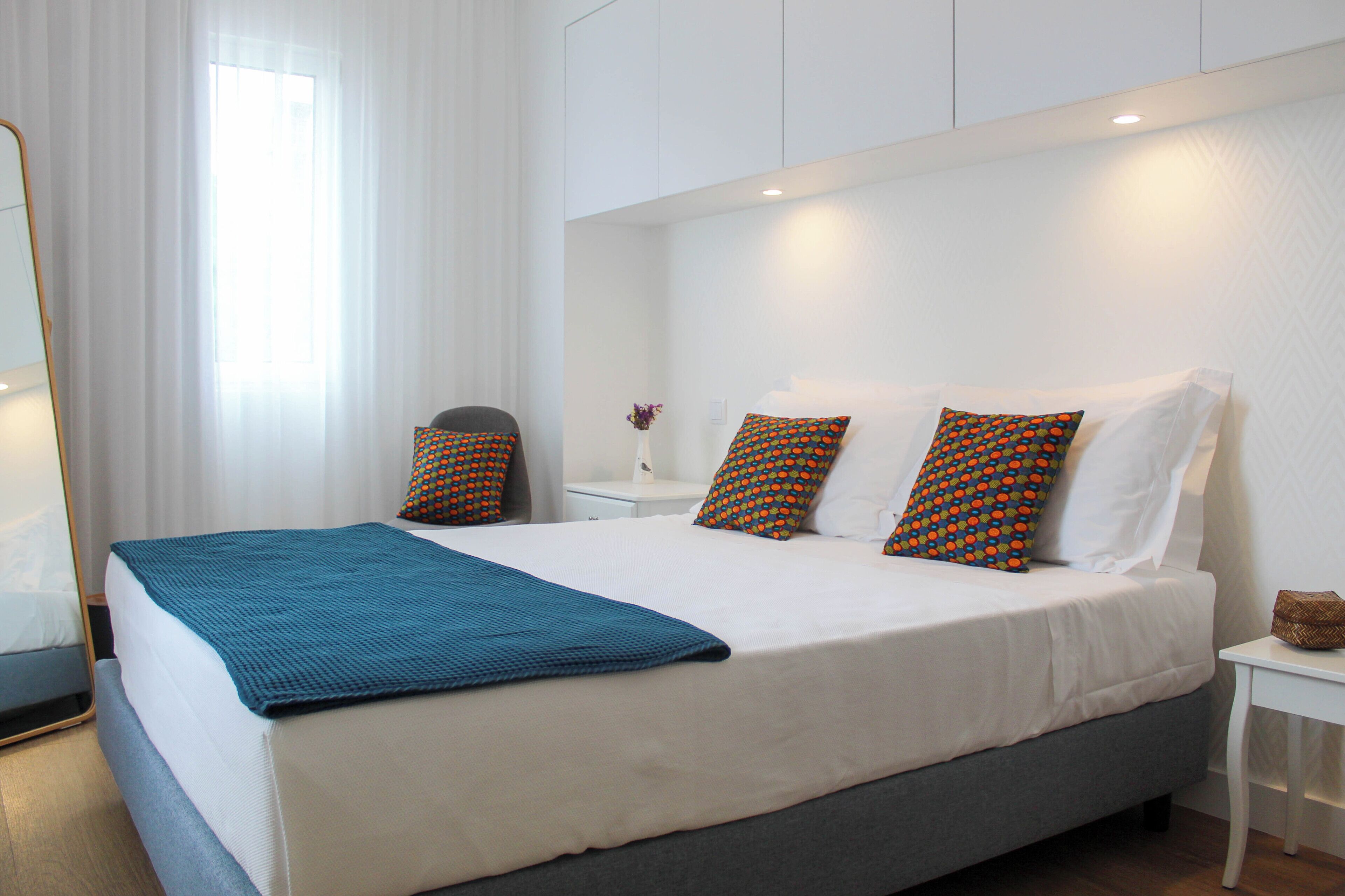 Tweepersoonskamer, uitzicht op binnenplaats | Gratis wifi