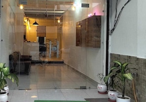 Façade de l’hébergement