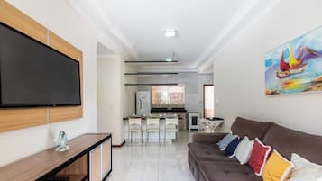 Basic Apartment | Living area | 32-inch Smart TV with digital channels