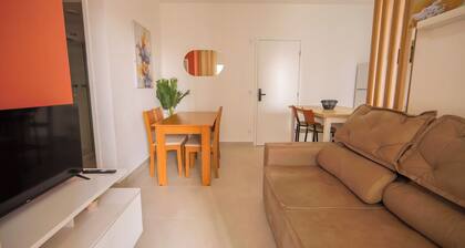 Apto Beira-mar com Vista Churrasqueira e Piscina