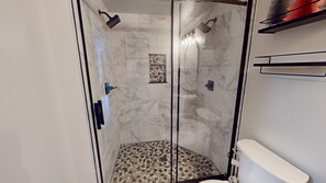 Shower, towels
