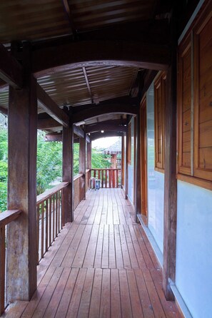 Chambre Supérieure avec lits jumeaux, 2 lits une place | Terrasse/Patio