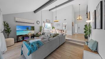 Smart TV, video games, books, music library