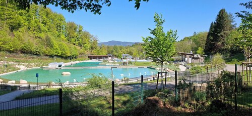 Large vacation apartment with terrace at the entrance to the northern Black Forest. Quiet residential area