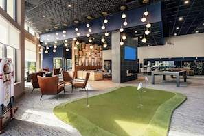 Game room - Designer 1BR | Gym, Parking (White Plains)