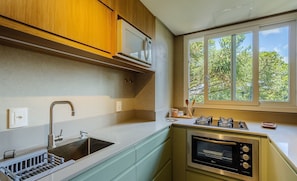 Private kitchen - Apartment With 2 Suites and Barbecue. Mde0406 (Canela)