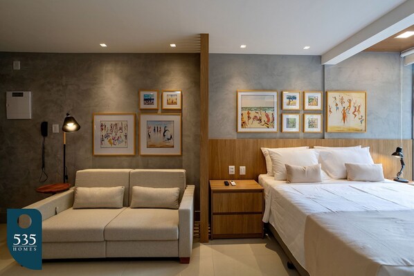 1 bedroom, iron/ironing board, Internet, bed sheets