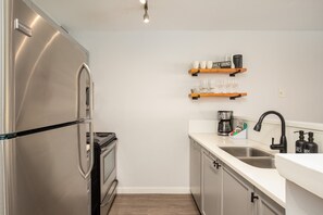 Condo, Multiple Beds, Hot Tub, Mountain View (Alpine Suite at Marketplace Lodge) | Private kitchen - Alpine Suite at Marketplace Lodge (Whistler)